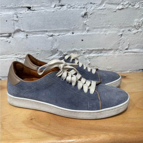 Frye Alexis Low Lace Aqua Suede Sneakers size‎ 9 - Picture 2 of 11